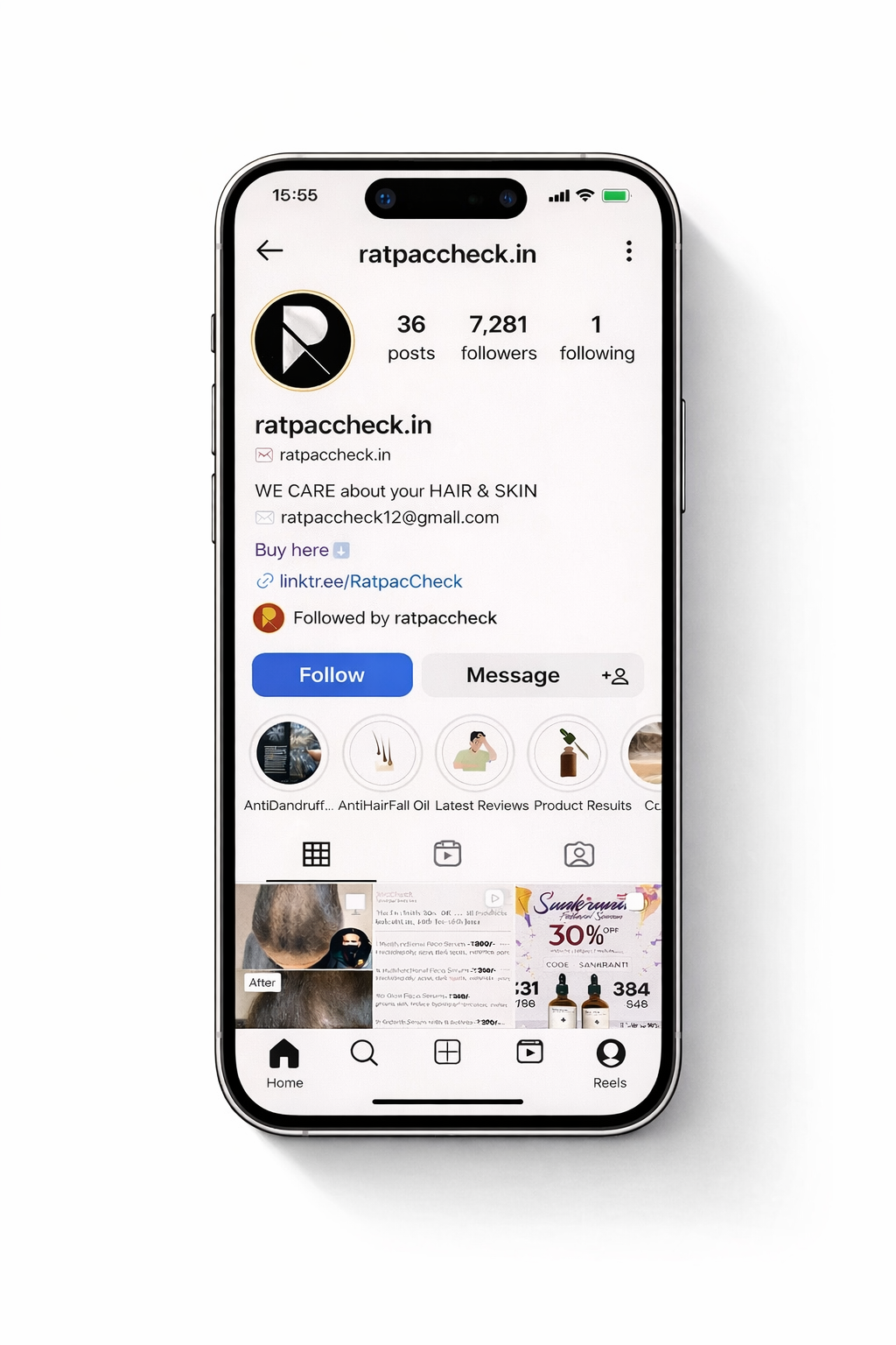 Follow us on Instagram